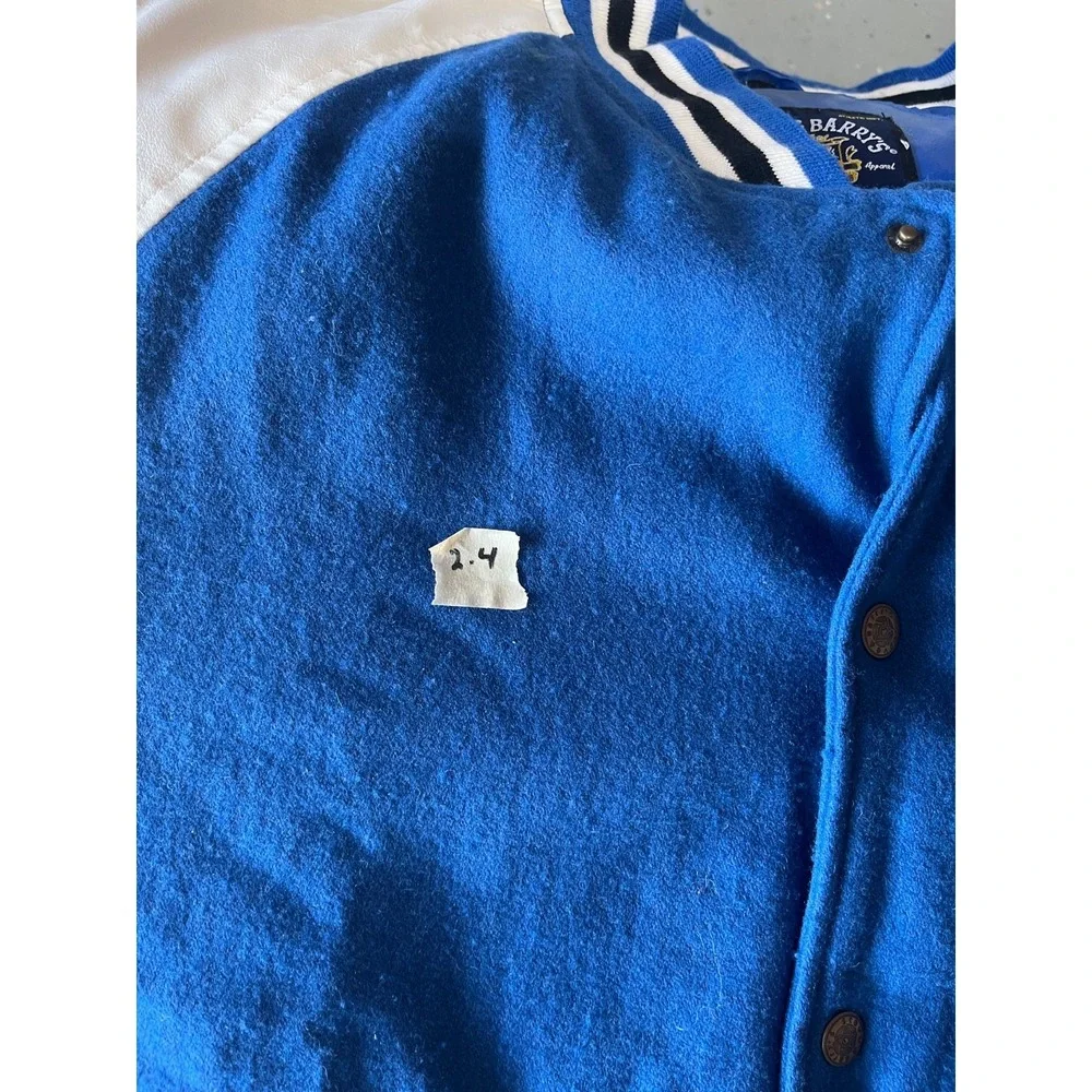 Vintage Duke Blue Devils Varsity Jacket Mens 2XL Blue Wool Steve And Barrys